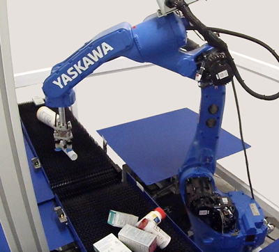 Robotic Pharmaceutical Unit Pick Workcell Introduced by Yaskawa Motoman, R/X Automation Solutions and Universal Robotics