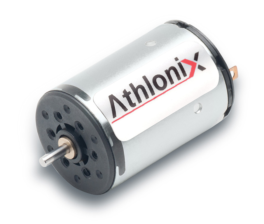 New 16mm Athlonix DC Miniature Motor from Portescap Features Energy Efficient Coreless Design