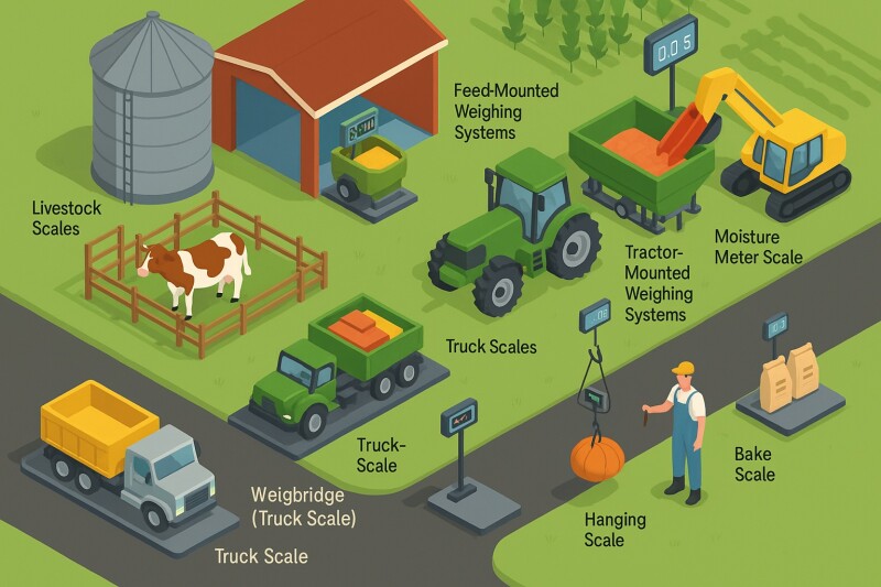 Top Weighing Equipment Used on Farms and Agricultural Operations