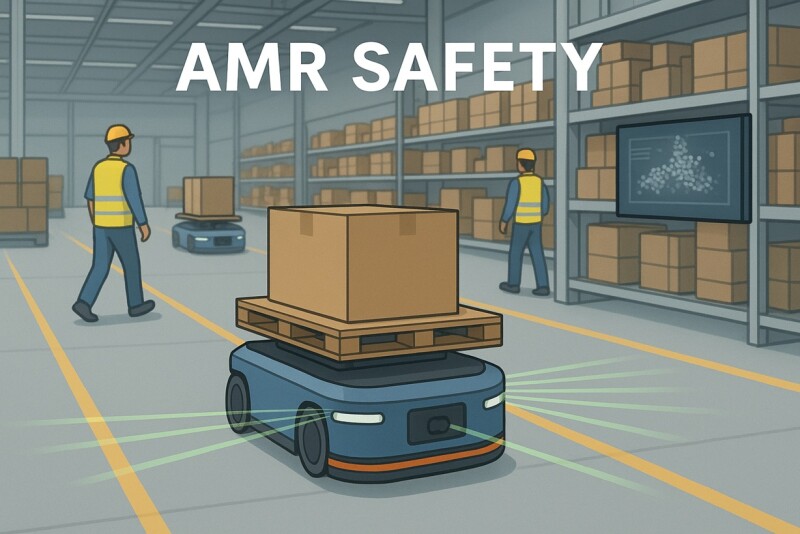 Warehouse Safety for AMRs: Sensors, Vision, and AI