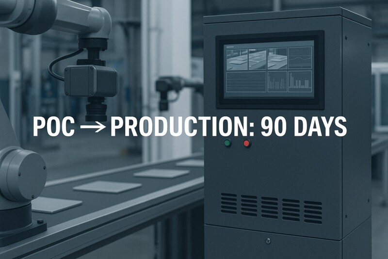 How to Move from POC to Production in Visual Inspection in 90 Days