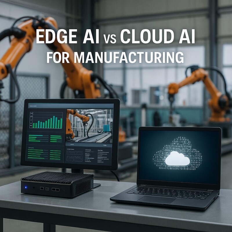 Edge AI vs Cloud AI for Manufacturing: Where Each Wins in 2025