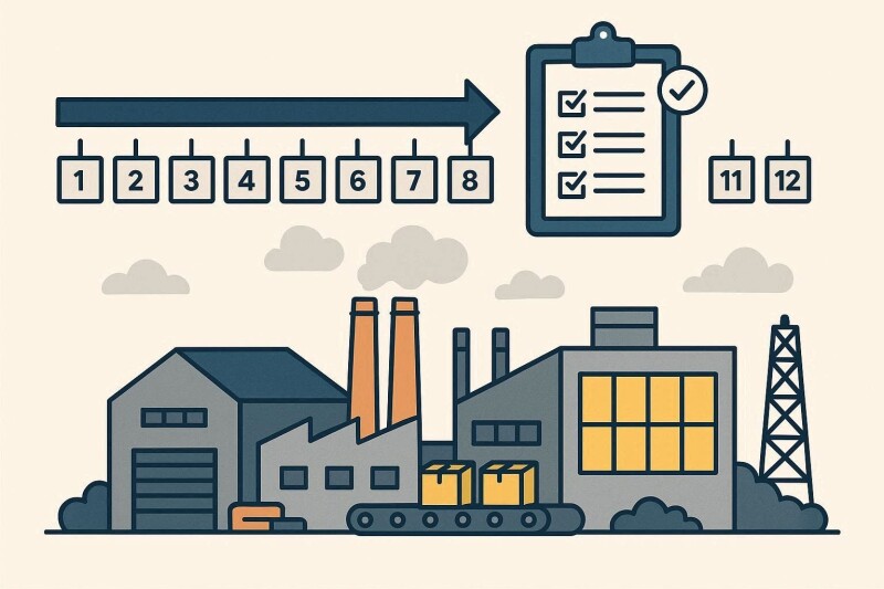 Timeline to Compliance: A Factory’s 12-Month Plan