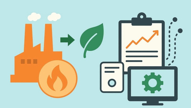 Decarbonizing Heat Processes with Controls and Data