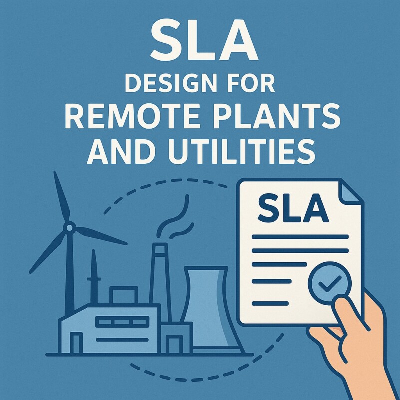 SLA Design for Remote Plants and Utilities