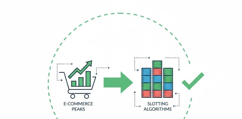 Slotting Algorithms for E-Commerce Peaks
