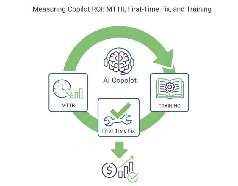 Measuring Copilot ROI: MTTR, First-Time Fix, and Training