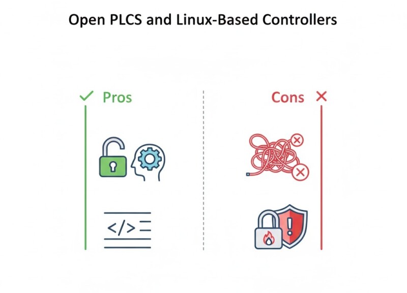 Open PLCs and Linux-Based Controllers: Pros and Cons