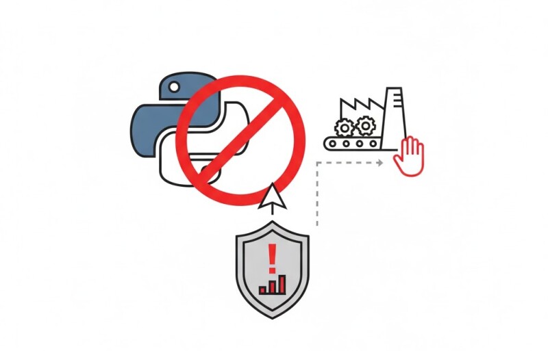 When to Keep Python Off the Line: Risk-Based Rules