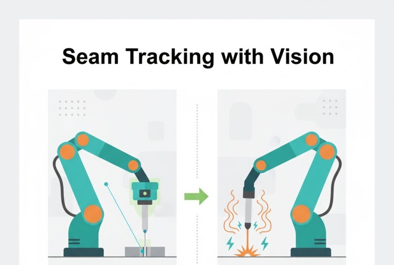 Seam Tracking with Vision and Through-Arc