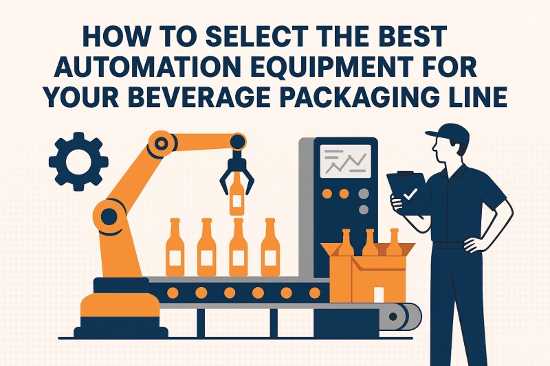 How to Select the Best Automation Equipment for Your Beverage Packaging Line