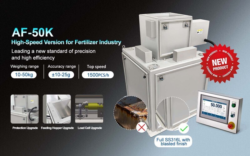 General Measure AF-50K Granular Bagging Scale for Fertilizer Packaging