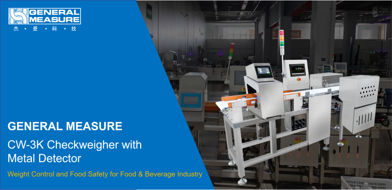 Improving Food Safety and Weight Control with the General Measure CW-3K Checkweigher with Metal Detector