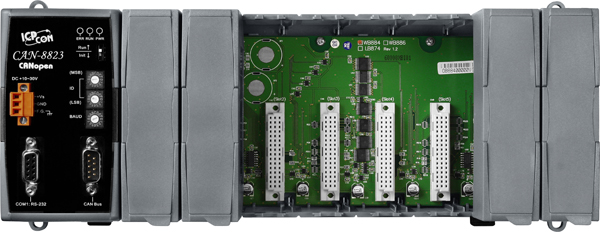 ICP DAS USA Introduces CANopen Remote I/O with 8 I/O Expansion Slots