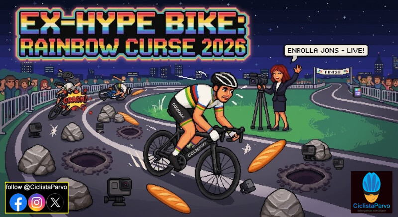 From Internet Memes to Digital Asphalt: CiclistaParvo Launches 'Ex-Hype Bike: Rainbow Curse 2026' game