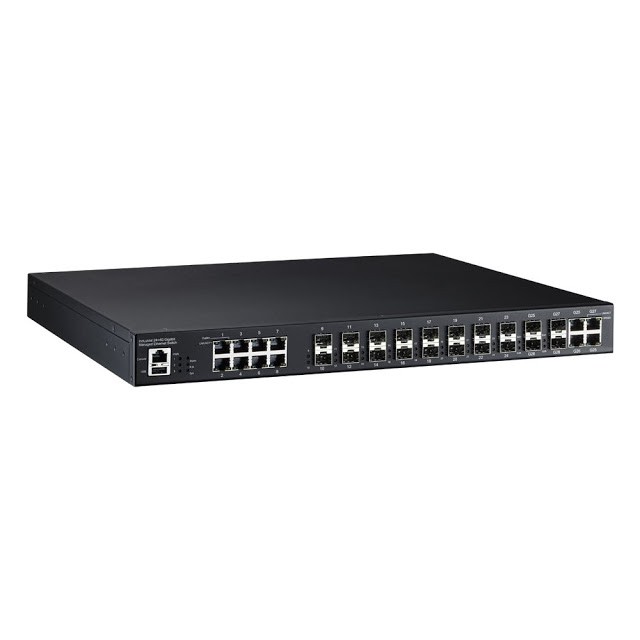 Korenix New Industrial Ethernet Switch with 20SFP Ports for Reliable Long Distance Surveillance Applications