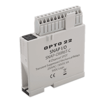 Opto 22 New SNAP mechanical relay output has integrated transient suppression